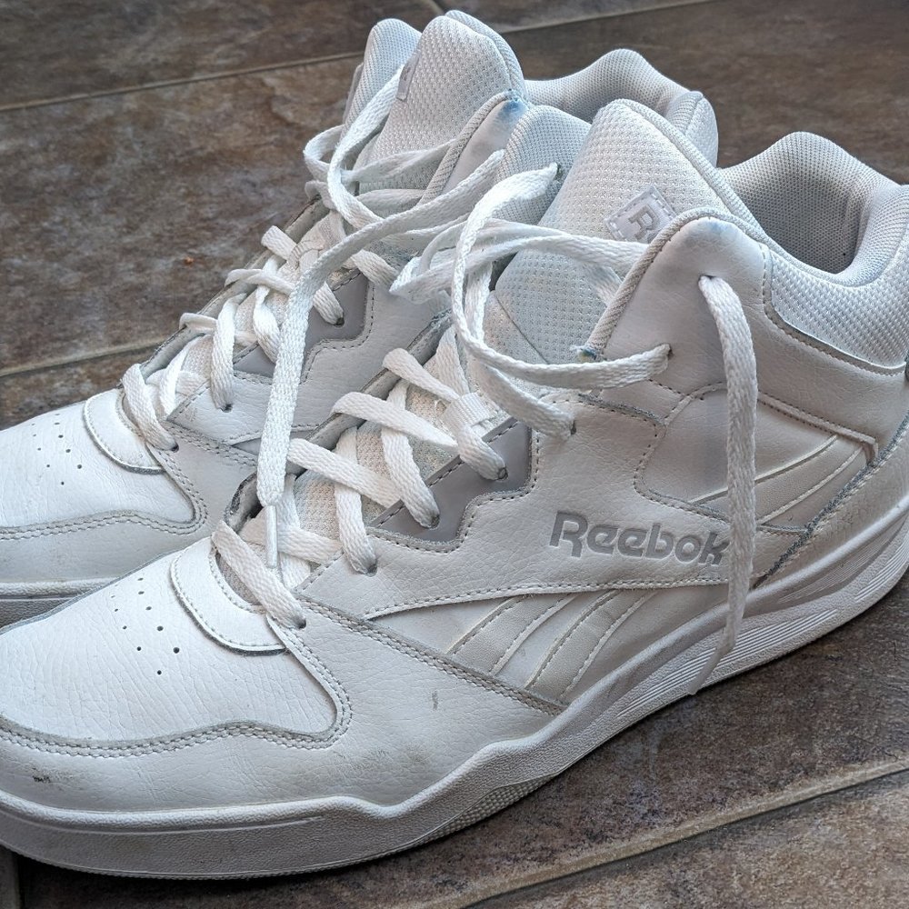 Men's 13 Reebok White High Tops Bb4500 Hi 2